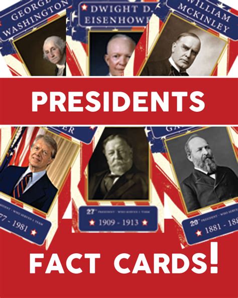President Flashcards Printable